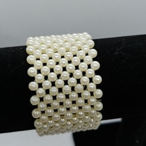 Faux Pearl Cuff